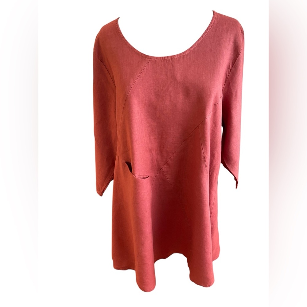 La Fixsun 100% linen Dress size M